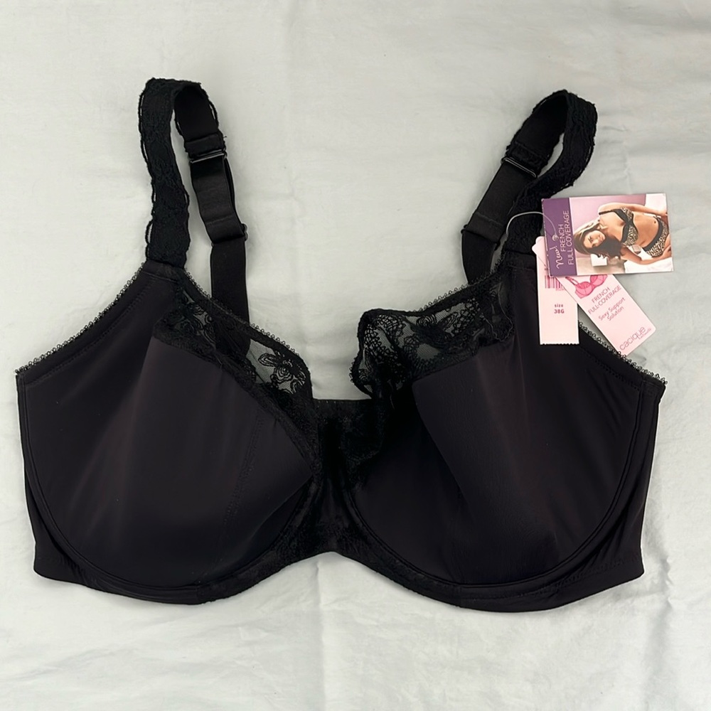 Cacique French Full Coverage Underwire Bra Size 38G
